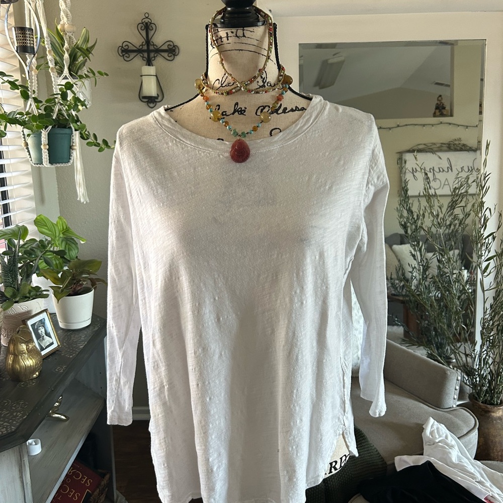 Women's White Fresh Produce Long Sleeve Top